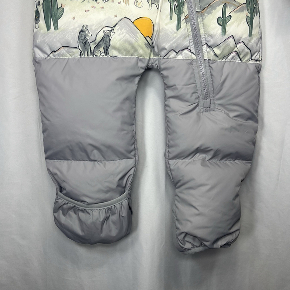 THE NORTH FACE TNF 1996 BABY NUPTSE WOLF DOWN ONE PIECE SNOWSUIT 18-24 MONTHS - Picture 8 of 12